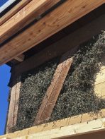 Seegrasdämmung Holzrahmenbau