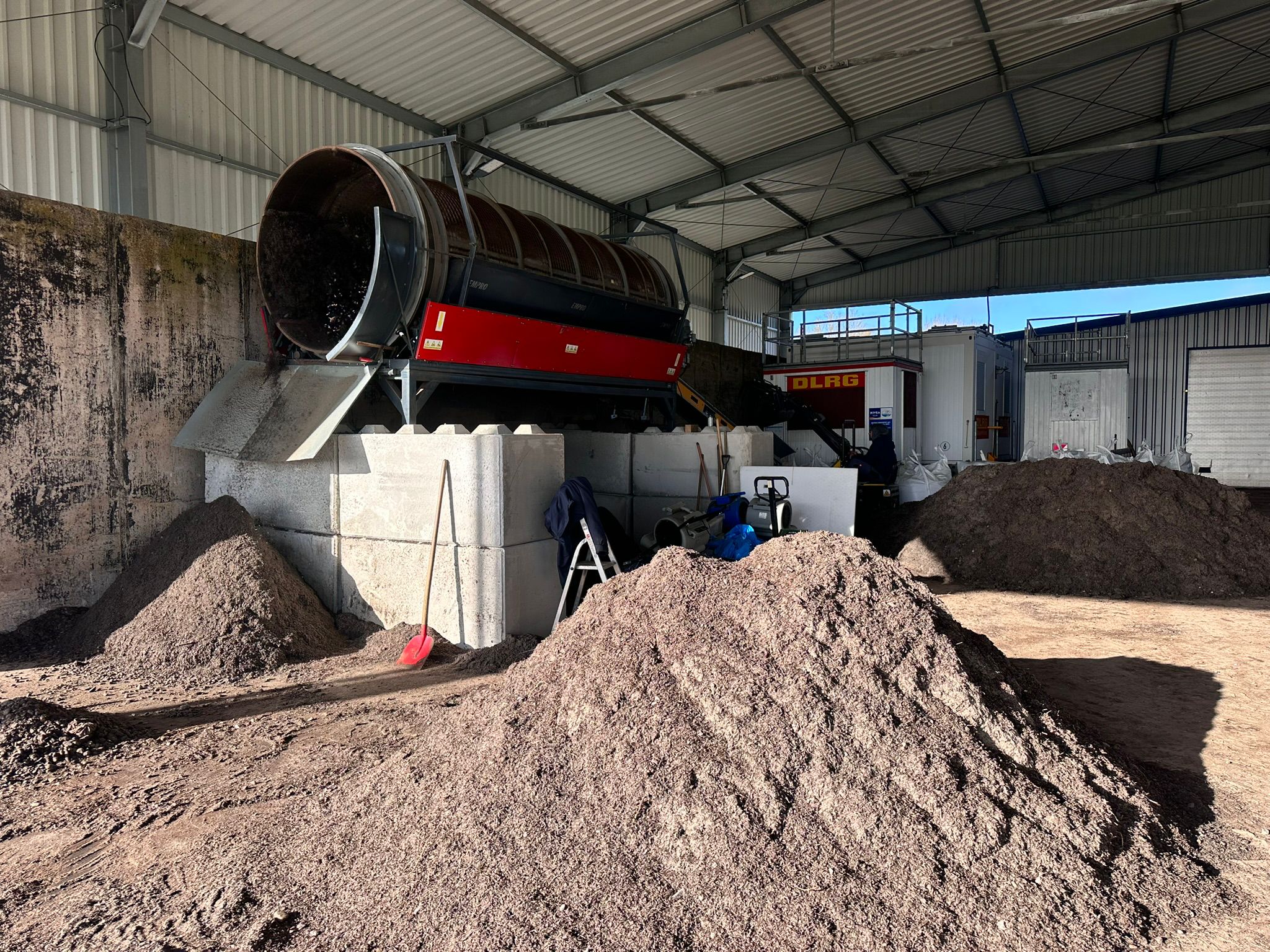 Seegrasaufbereitung Insel Poel Build Blue